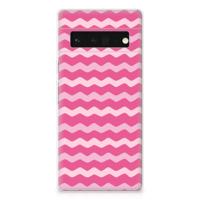 Google Pixel 6 Pro | TPU bumper | Waves Pink