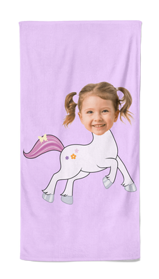 Cartoon Handdoek Unicorn - Pillow Buddies