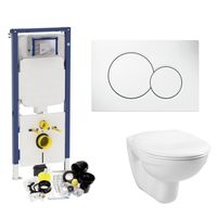 Geberit UP720 Toiletset Compleet | Inbouwreservoir | Sigma 8 Basic Smart Wit | Met drukplaat | SET01 - thumbnail
