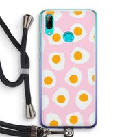 Dancing eggs: Huawei P Smart (2019) Transparant Hoesje met koord