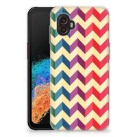 Samsung Galaxy Xcover 6 Pro | TPU bumper | Zigzag Multi Color