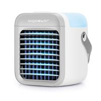 Aigostar 33A4Q Ice Cube - Mini Aircooler met LED verlichting - mist ventilator - luchtkoeler - Tafelventilator - Wit - thumbnail