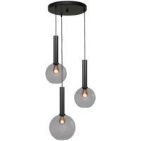 Masterlight Vide hanglampBella 2 3-lichts met smoke glazen - 2982-05-35-3-05-225