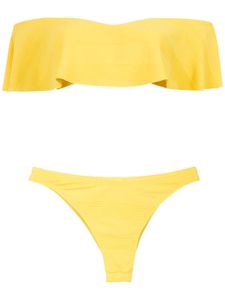 Amir Slama off the shoulder bikini set - Jaune