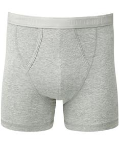 Fruit Of The Loom F993 Classic Boxer (2 Pair Pack) - Light Grey Marl/Light Grey Marl - S
