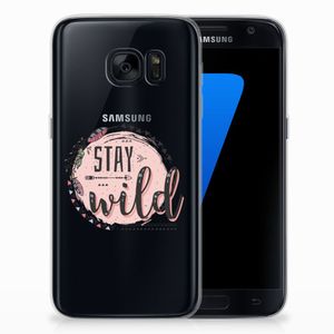 Samsung Galaxy S7 Telefoonhoesje met Naam Boho Stay Wild