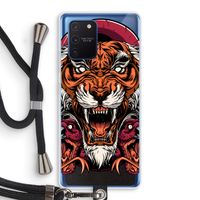 Tiger and Rattlesnakes: Samsung Galaxy Note 10 Lite Transparant Hoesje met koord