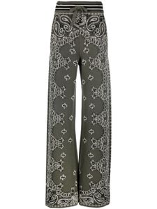 AMIRI pantalon de jogging Bandana - Vert