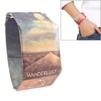 Reizen patroon creatieve Fashion waterdichte papier Watch intelligente papier elektronische polshorloge