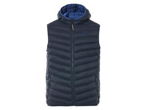 LIVERGY Gewatteerde heren bodywarmer (Marineblauw, M)