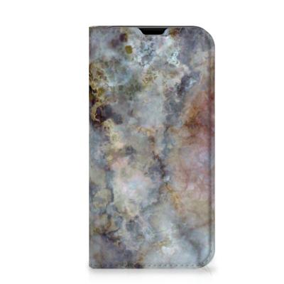 iPhone 13 Mini | Standcase | Marmer Grijs