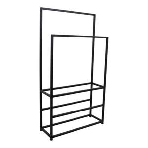 LOFT42 Moca Handdoekenrek - Dressboy - 2 roedes - Zwart - Metaal