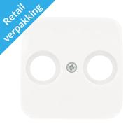 Busch Jaeger wit afdekplaat voor coax - 4695570