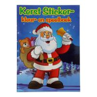 Boek Specials Nederland BV Kerst sticker- en kleurboek