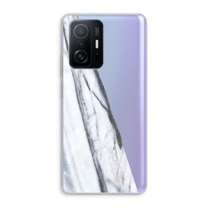 Gestreepte marmer: Xiaomi 11T Pro Transparant Hoesje