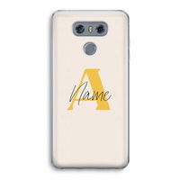 Amber Script: LG G6 Transparant Hoesje