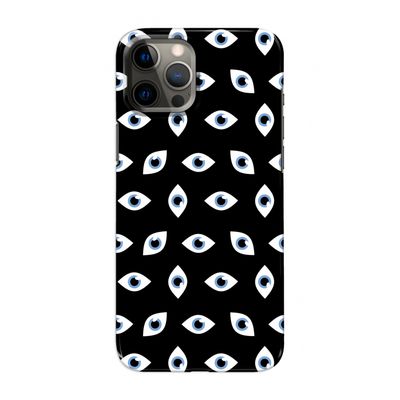 Eyes pattern: Volledig geprint iPhone 12 Pro Max Hoesje