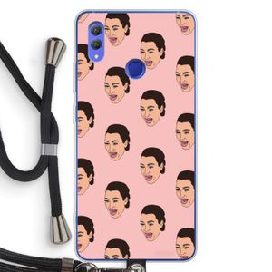 Ugly Cry Call: Honor Note 10 Transparant Hoesje met koord