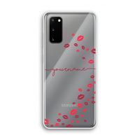 Kusjes: Samsung Galaxy S20 Transparant Hoesje