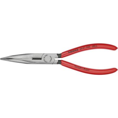 Knipex 26 21 200 Platte rondbektang Elektronica en fijnmechanica 40° gebogen Vanadium elektrostaal 200 mm