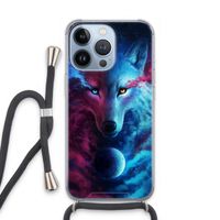 Where Light And Dark Meet: iPhone 13 Pro Transparant Hoesje met koord