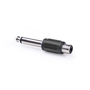 Nedis Mono RCA female naar 6,3mm male jack verloopadapter