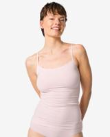 HEMA Dameshemd naadloos micro spaghettibandjes lichtroze (lichtroze)