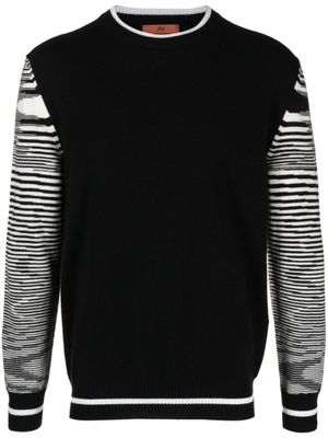 Missoni pull en cachemire à col rond - Noir