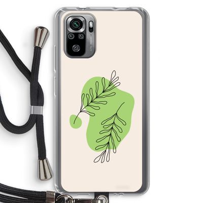 Beleaf in you: Xiaomi Redmi Note 10S Transparant Hoesje met koord