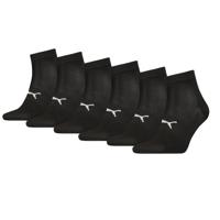 Puma Sport Quartersokken Light 6-pack Zwart-43/46 Puma Sport Quartersokken Light 6-pack Zwart-43/46