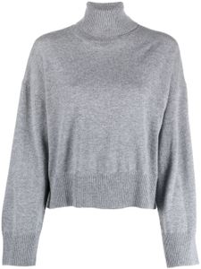 P.A.R.O.S.H. roll-neck cashmere sweatshirt - Gris