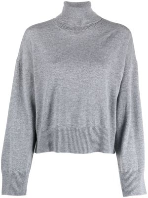 P.A.R.O.S.H. pull en cachemire à col roulé - Gris