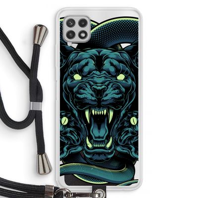 Cougar and Vipers: Samsung Galaxy A22 4G Transparant Hoesje met koord