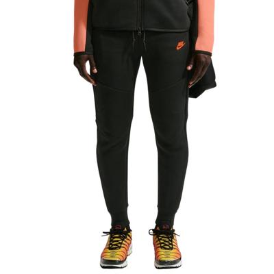 Nike Tech Fleece Sportswear Joggingbroek Zwart Felrood Nike Tech Fleece Sportswear Joggingbroek Zwart Felrood