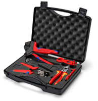 Knipex Gereedschapskoffer voor fotovoltaïek | Voor solar connectors MC4 (Multi-Contact) | 7-delig - 97 91 04 V01