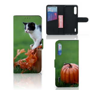 Xiaomi Mi A3 Telefoonhoesje met Pasjes Kitten