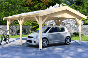 Carport 400x500 cm zadeldak- Zadeldak- - Van Kooten - Van Kooten