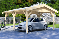 Carport 400x500 cm zadeldak- Zadeldak- - Van Kooten - Van Kooten