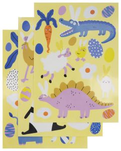 HEMA Raamstickers Pasen A4 - 3 Vel