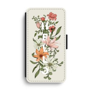 Hello bloemen: iPhone XS Max Flip Hoesje