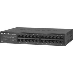 Netgear GS324 Unmanaged Gigabit Ethernet Power over Ethernet (PoE) Zwart