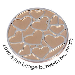 Quoins QMOD-07L-R Munt Love is the bridge between two heart Large
