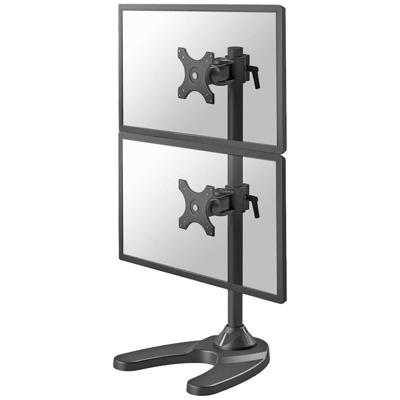 Neomounts FPMA-D700DDV 2-voudig Monitorvoet 25,4 cm (10) - 68,6 cm (27) In hoogte verstelbaar, Kantelbaar, Zwenkbaar, Roteerbaar