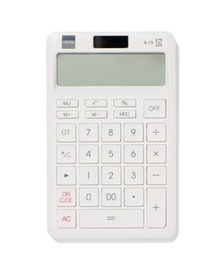 HEMA Bureaurekenmachine Wit