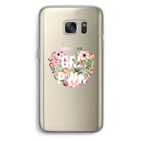 GRL PWR Flower: Samsung Galaxy S7 Transparant Hoesje