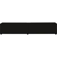 Tv-meubel Moiano zwart 200 cm - thumbnail