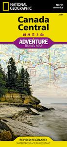 Wegenkaart - landkaart 3114 Adventure Map Canada Central | National Ge