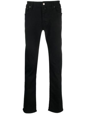 Jacob Cohën jean droit à taille mi-haute - Noir