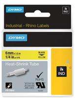 Dymo RHINO krimpkous 6 mm, zwart op geel - thumbnail