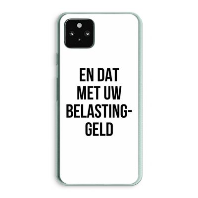 Belastinggeld: Google Pixel 5a 5G Transparant Hoesje